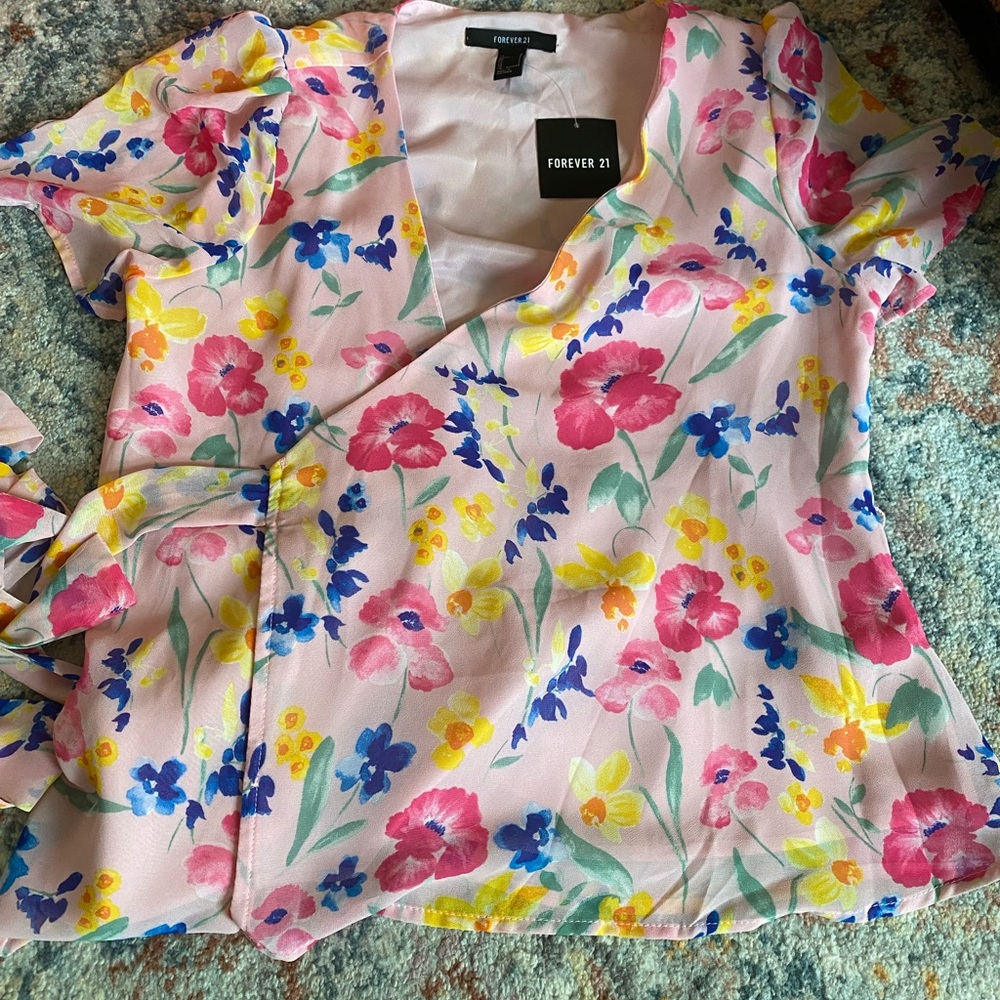 Forever 21 wrap around top